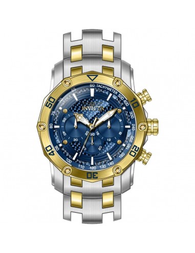 Invicta Men's Watch - Pro Diver Chronograph Rotating Bezel Two Tone Bracelet | 38447 de pas cher