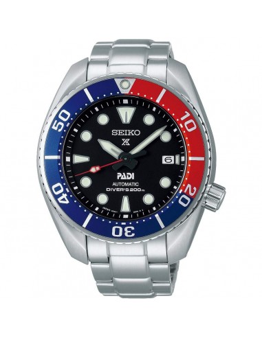 Seiko Men's Watch - Prospex Padi Sumo Automatic Power Reserve Black Dial | SPB181J1 pas cher