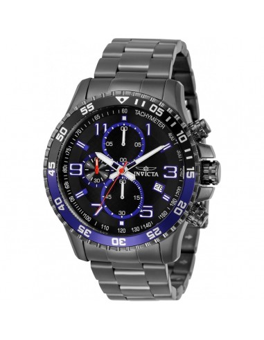 Invicta Men's Watch - Specialty Chrono Black Dial Stainless Steel Bracelet | 34031 Comparez plus de prix