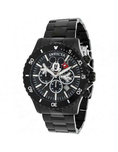 Invicta Men's Chronograph Watch - Disney Mickey Mouse Black Bracelet | 39046 à prix réduit toute l'année