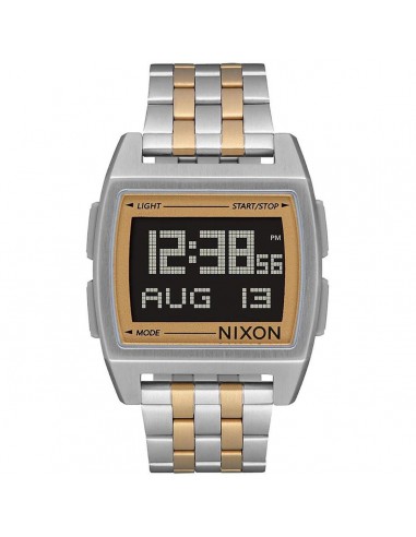 Nixon Men's Digital Watch - Base Quartz Chronograph Two Tone Bracelet | A11071431 pour bénéficier 