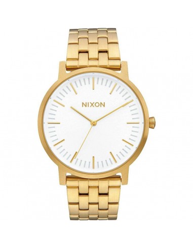 Nixon Men's Quartz Watch - Porter White Dial YG Stainless Steel Bracelet | A10572443 Livraison rapide