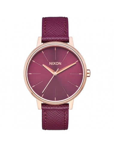 Nixon Women's Quartz Watch - Kensington Pink Dial Leather Strap SS Case | A1082479 de l' environnement