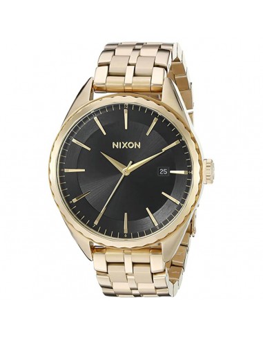 Nixon Women's Quartz Watch - Minx Black Dial Yellow Gold Bracelet | A9342042 Vous souhaitez 