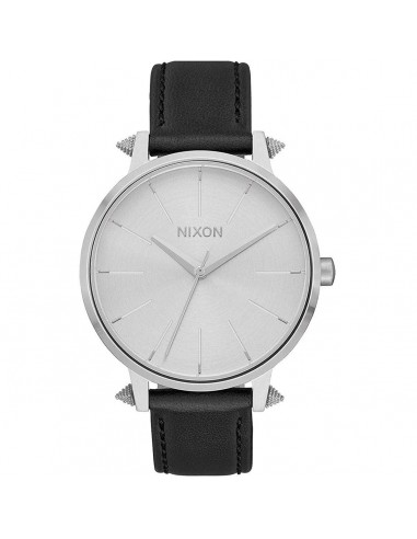 Nixon Women's Quartz Watch - Kensington Silver Dial Leather Strap SS Case | A1083149 2024