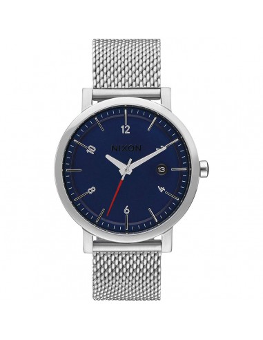 Nixon Men's Quartz Watch - Rollo Blue Dial Stainless Steel Mesh Bracelet | A1087307 une grave pollution 