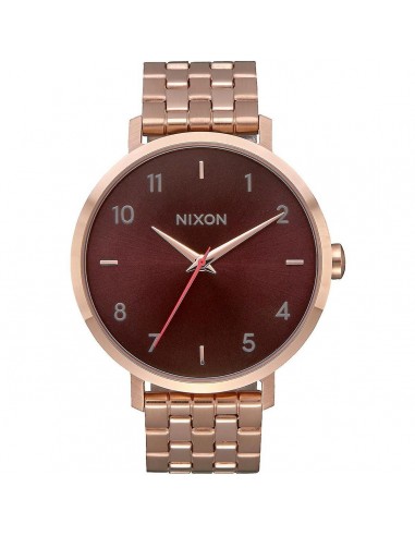 Nixon Women's Quartz Watch - Arrow Dark Red Dial Stainless Steel Case | A10902617 du meilleur 