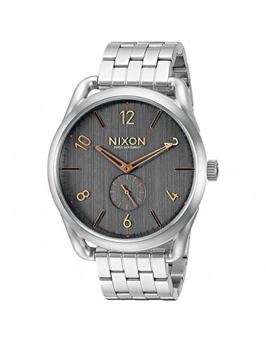 Nixon Men's Quartz Watch - C45 Grey Dial Stainless Steel Bracelet | A9512064 d'Europe débarque