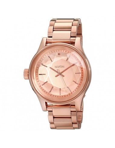 Nixon Women's Left Hand Watch - Facet Rose Gold Tone Dial Bracelet | A384897 Dans la société mordern