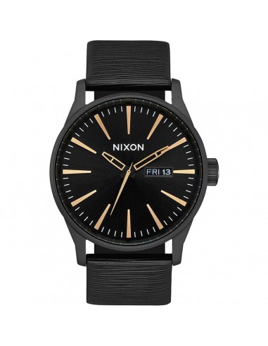 Nixon Men's Quartz Watch - Sentry Black Dial Strap Stainless Steel Case | A1052987 ou a consommer sur place