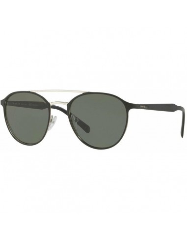 Prada Women's Sunglasses - Conceptual Polarized Green Lens Metal Frame | 62TS-1BO5X154 pas chere