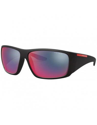 Prada Sport Women's Sunglasses - Linea Rossa Black Demishiny Frame | 04VS-1BO9Q166 du meilleur 