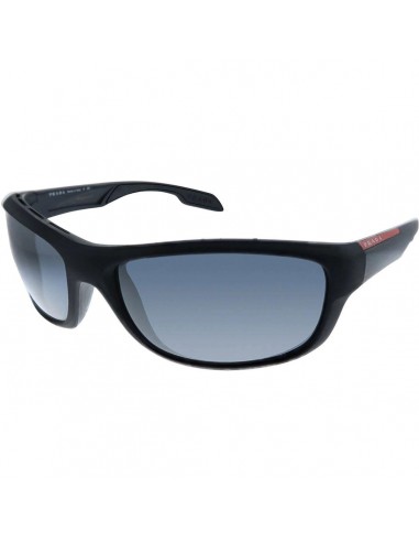 Prada Sport Men's Sunglasses - Linea Rossa Rectangular Grey Frame | 13US-1BO5L065 de la marque