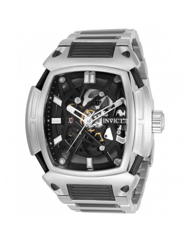 Invicta Men's Automatic Watch - S1 Rally Diablo Black Skeleton Dial Bracelet | 34632 destockage