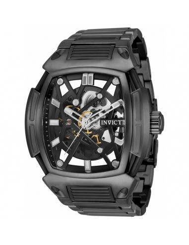 Invicta Men's Automatic Watch - S1 Rally Diablo Black and Silver Skeleton Dial | 34635 une grave pollution 