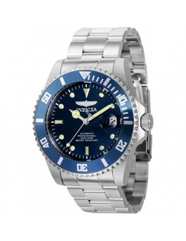 Invicta Men's Automatic Watch - Pro Diver Blue Dial Silver Steel Bracelet | 36972 À commander