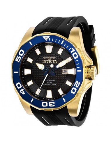 Invicta Men's Automatic Watch - Pro Diver Black Dial Silicone Rubber Strap | 36982 pas chere