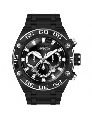 Invicta Men's Chrono Watch - Coalition Forces Black and Silver Dial Bracelet | 37645 Venez acheter