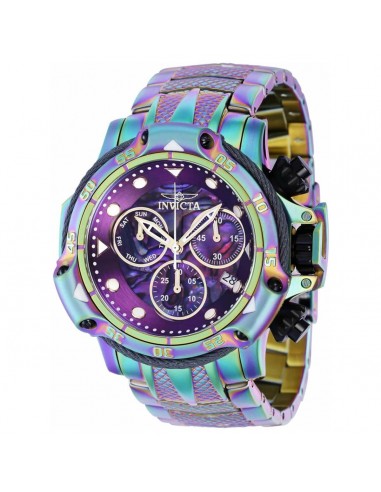 Invicta Men's Chronograph Watch - Subaqua Purple Dial Iridescent Bracelet | 38329 les ligaments