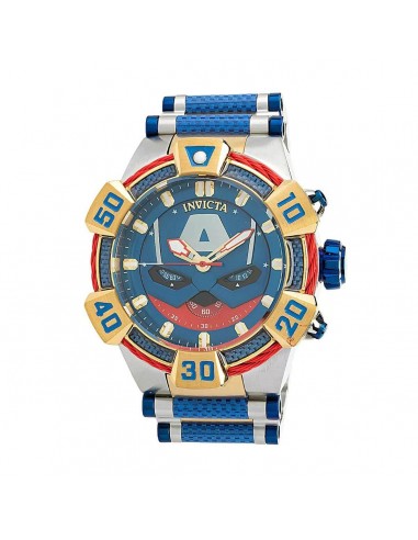 Invicta Men's Watch - Marvel Red, Blue, Yellow Gold and Silver Tone Bracelet | 38385 de la marque