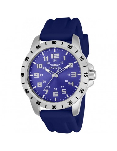 Invicta Men's Watch - Pro Diver Japanese Quartz Blue Silicone Rubber Strap | 21836 Le MVP de beaucoup