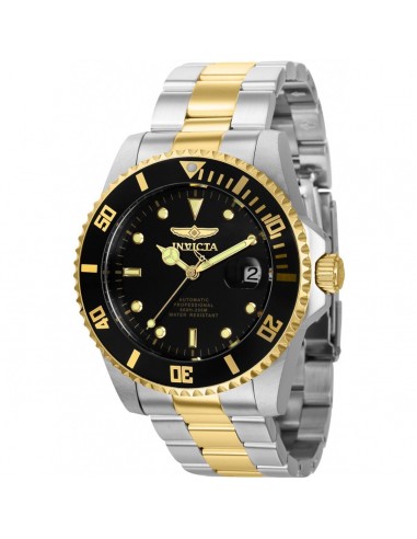 Invicta Men's Automatic Watch - Pro Diver Black Dial Silver Steel Bracelet | 36973 Véritable concentré