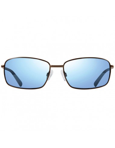 Revo Men's Sunglasses - Gunmetal Small Rectangle Stainless Steel Frame | 1079 00 BL Véritable concentré