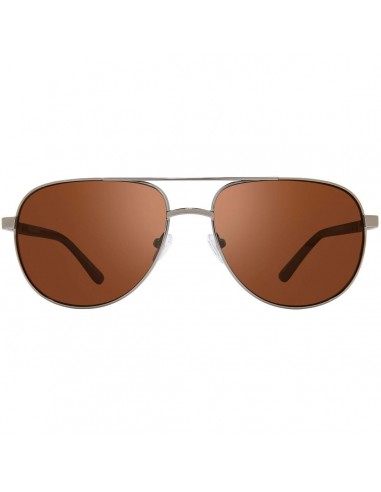 Revo Men's Sunglasses - Gunmetal Aviator Shape Stainless Steel Frame | 1106 00 GO 2 - 3 jours ouvrés.