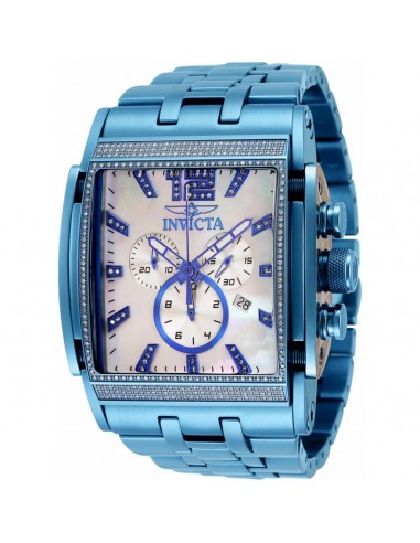 Invicta Men's Quartz Watch - Speedway MOP Dial Light Blue Bracelet Diamond | 34392 l'évolution des habitudes 