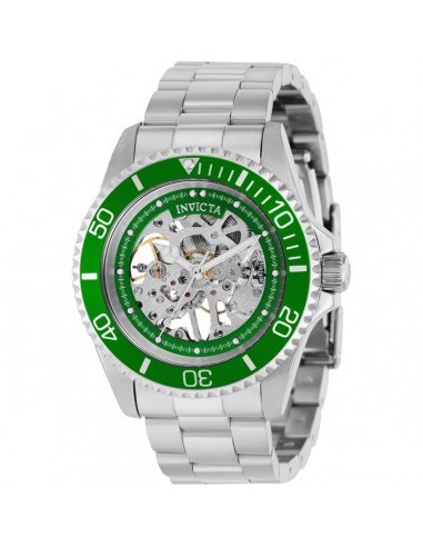 Invicta Men's Watch - Pro Diver Green and Silver Tone Skeleton Dial Bracelet | 37879 la livraison gratuite