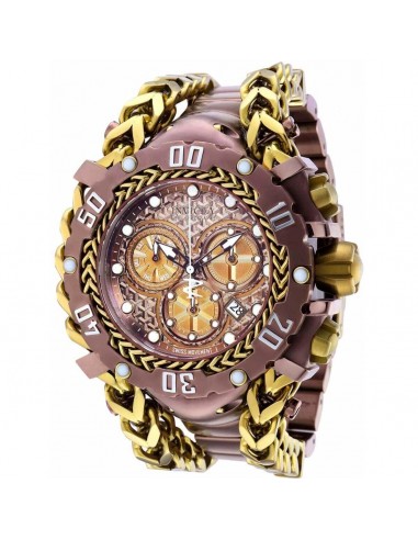 Invicta Men's Chronograph Watch - Reserve Gladiator Brown and Khaki Bracelet | 36619 pas cheres