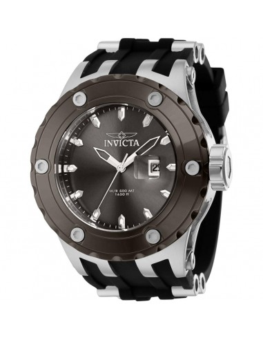 Invicta Men's Watch - Subaqua Date Display Gunmetal Dial Rubber and SS Strap | 38690 pas cher chine