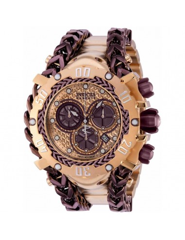 Invicta Men's Chrono Watch - Reserve Gladiator Brown and Rose Gold Bracelet | 36620 vente chaude votre 