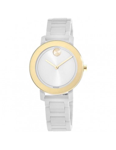 Movado Women's Quartz Watch - Bold Evolution White Dial Ceramic Bracelet | 3600710 Les magasins à Paris et en Île-de-France