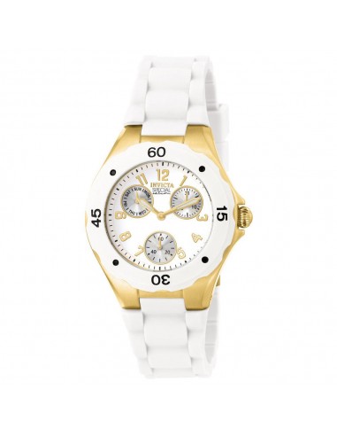 Invicta 18796 Women's Angel Quartz White Dial White Silicone Strap Watch l'achat 