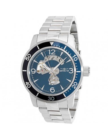 Invicta Men's Mechanical Watch - Specialty Blue Dial Silver Steel Bracelet | 38543 pas chere