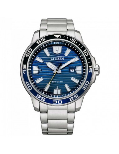 Citizen Men's Watch - Eco-Drive Power Reserve Blue Dial Silver Bracelet | AW1525-81L l'évolution des habitudes 