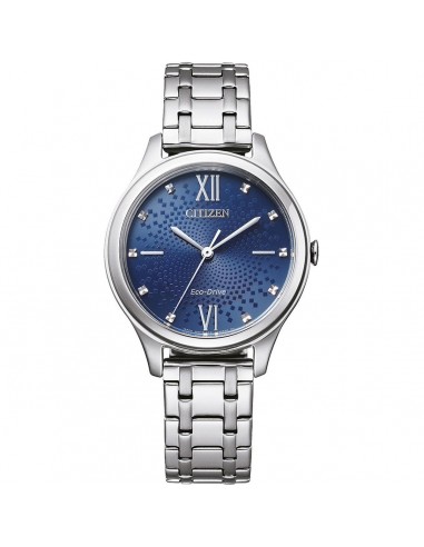 Citizen Women's Watch - Power Reserve Blue Dial Silver Steel Bracelet | EM0500-73L Découvrez la collection