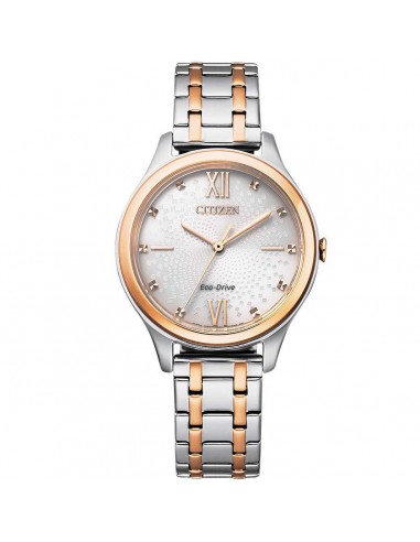 Citizen Women's Watch - White Dial Two Tone Stainless Steel Bracelet | EM0506-77A français