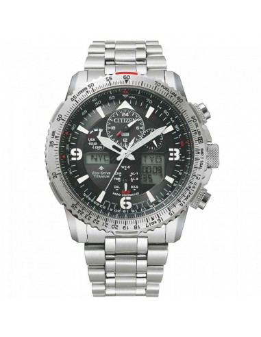 Citizen Men's Chrono Watch - Promaster Black Ana-Digi Dial Bracelet | JY8100-80E Faites des économies