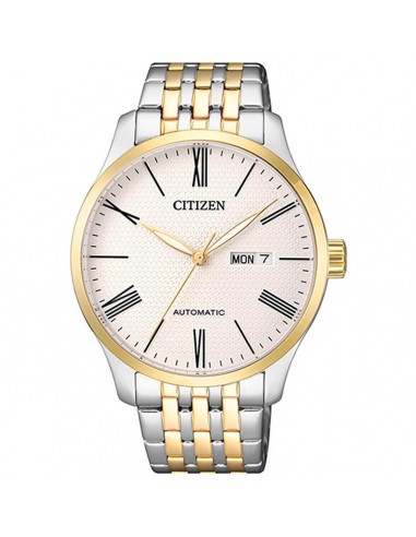 Citizen Men's Automatic Watch - Mechanical White Dial Two Tone Bracelet | NH8354-58A l'achat 