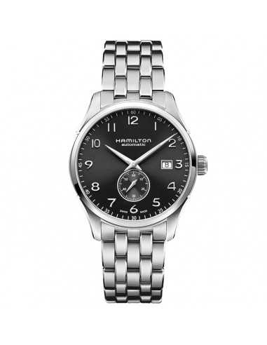 Hamilton Men's Watch - Jazzmaster Automatic Black Dial Silver SS Bracelet | H42515135 la chaussure