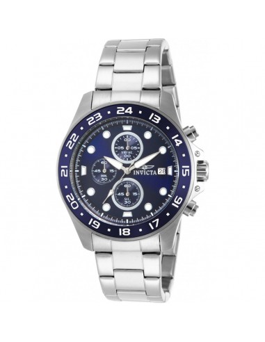 Invicta Men's Chronograph Watch - Pro Diver Quartz Blue Dial Steel Bracelet | 15205 Fin de série