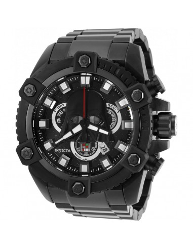 Invicta Men's Chronograph Watch - Star Wars Darth Vader Black Steel Bracelet | 28063 sur le site 