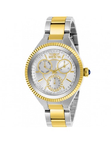 Invicta Women's Crystal Watch - Angel Quartz Silver Dial Two Tone Bracelet | 28350 les muscles