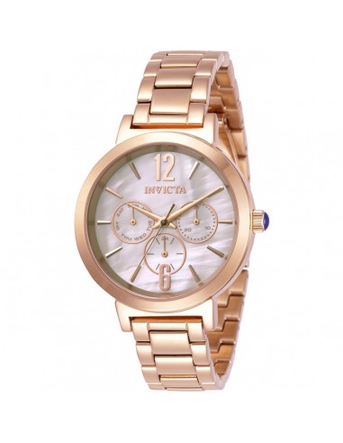 Invicta Women's Quartz Watch - Angel Rose Gold Oyster Dial Steel Bracelet | 31085 en linge