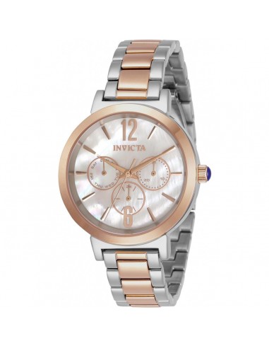 Invicta Women's Quartz Watch - Angel Silver Oyster Dial Two Tone Bracelet | 31087 pas cheres