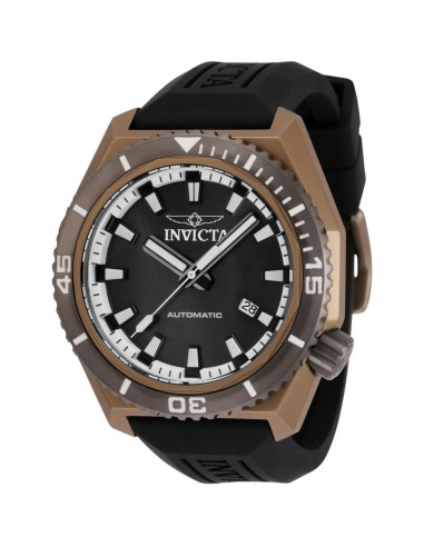 Invicta Men's Automatic Watch - Pro Diver Black Dial Silicone Rubber Strap | 33906 50% de réduction en Octobre 2024