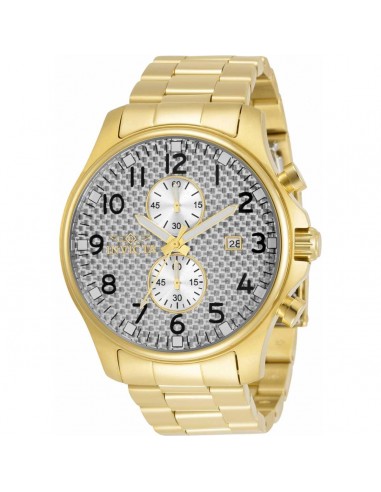 Invicta Men's Chronograph Watch - Specialty Silver Carbon Fiber Dial Bracelet | 34032 basket pas cher