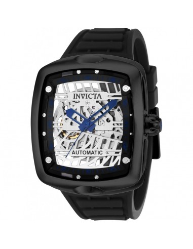 Invicta Men's Automatic Watch - S1 Rally Diablo Skeleton Dial Black Strap | 35290 Véritable concentré